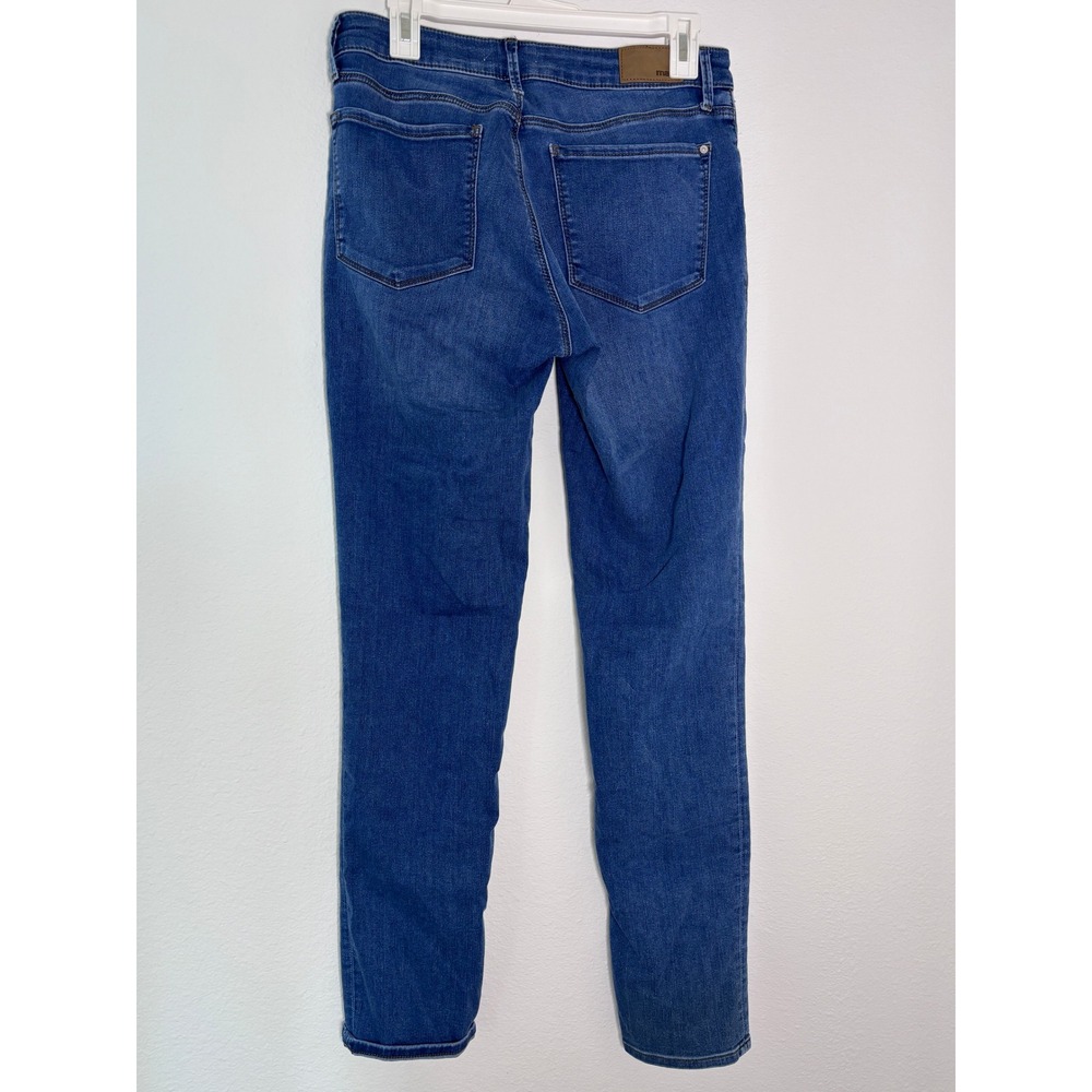 Mavi Kathleen High-Rise Slim Boyfriend Jeans Medium Wash Blue Denim 31x30